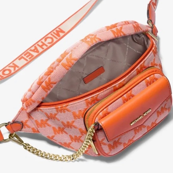 MICHAEL KORS
Maisie Lg Logo 2-in-1 Sling Waist Fanny Pack Crossbody 
Poppy
NWT - Picture 3 of 16